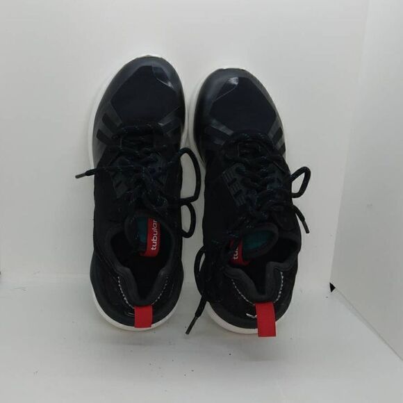 Adidas Tubular Runner Men's Pre-owned Black Weaver Running Sneakers - sz. 8 - Picture 3 of 6